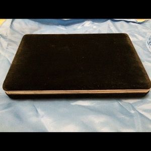 Vintage Dark green velvet jewelry box